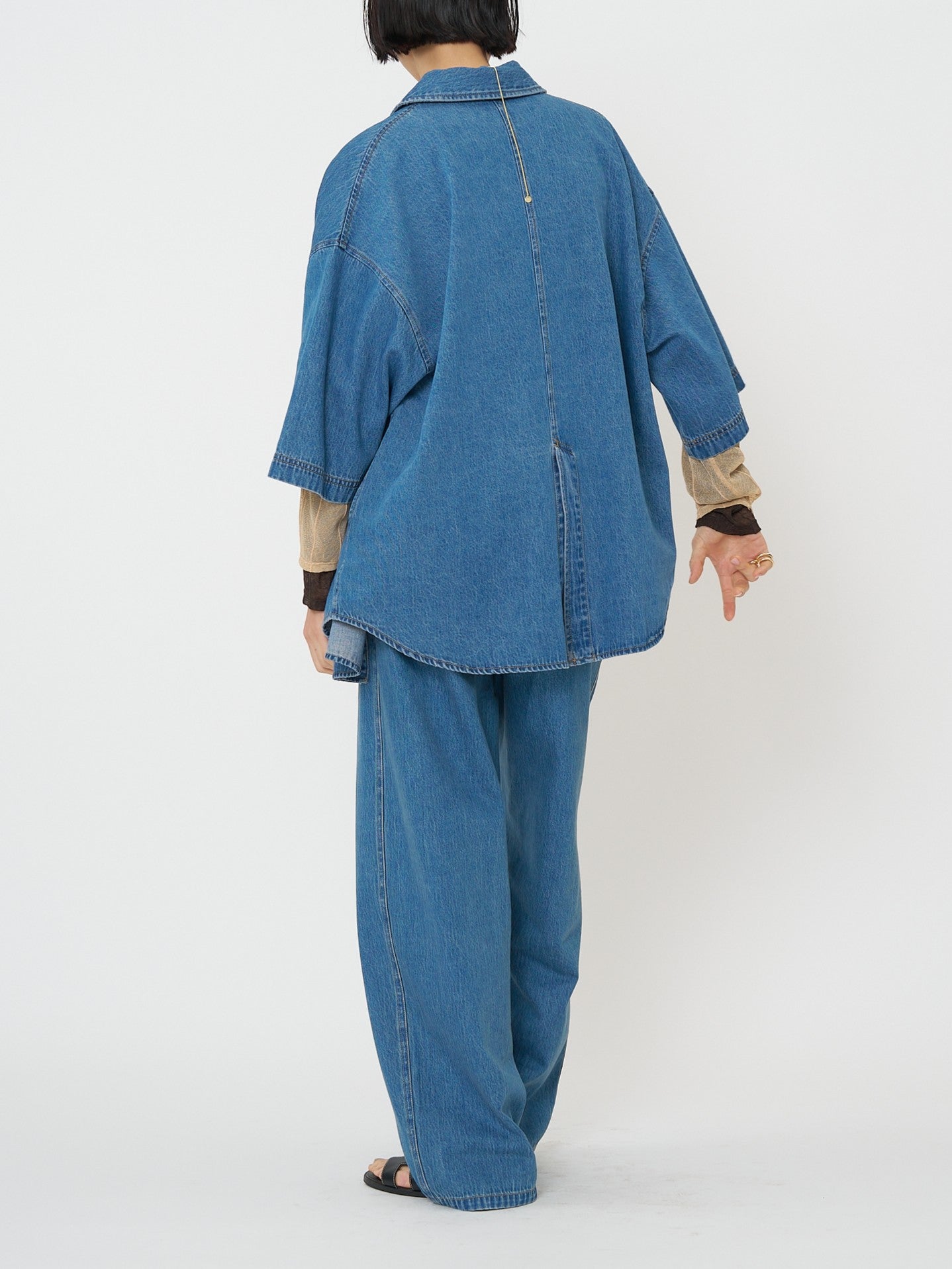 【予約販売】CHIGNON センターステッチデニムPT 3861-042BT