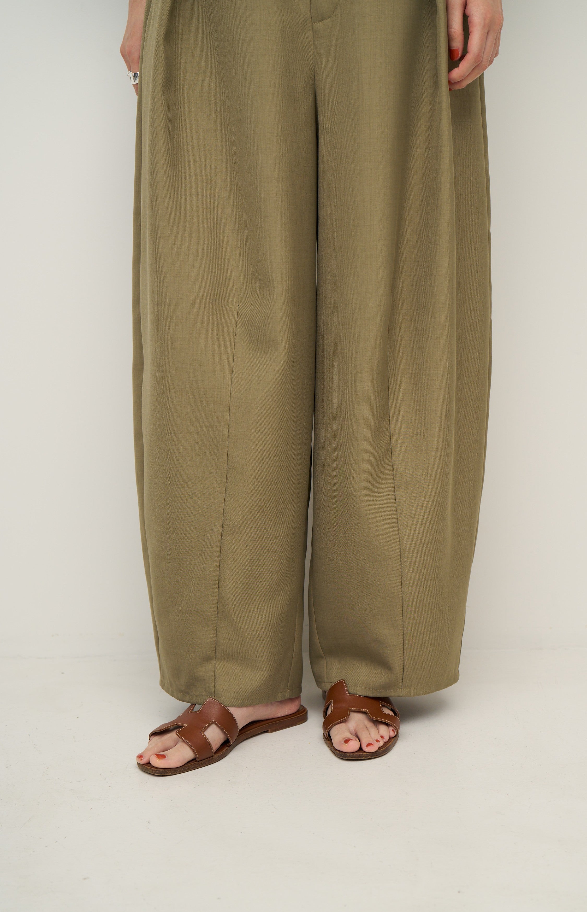 【予約販売】CHIGNON リネンライクコクーンPT 3862-337MK