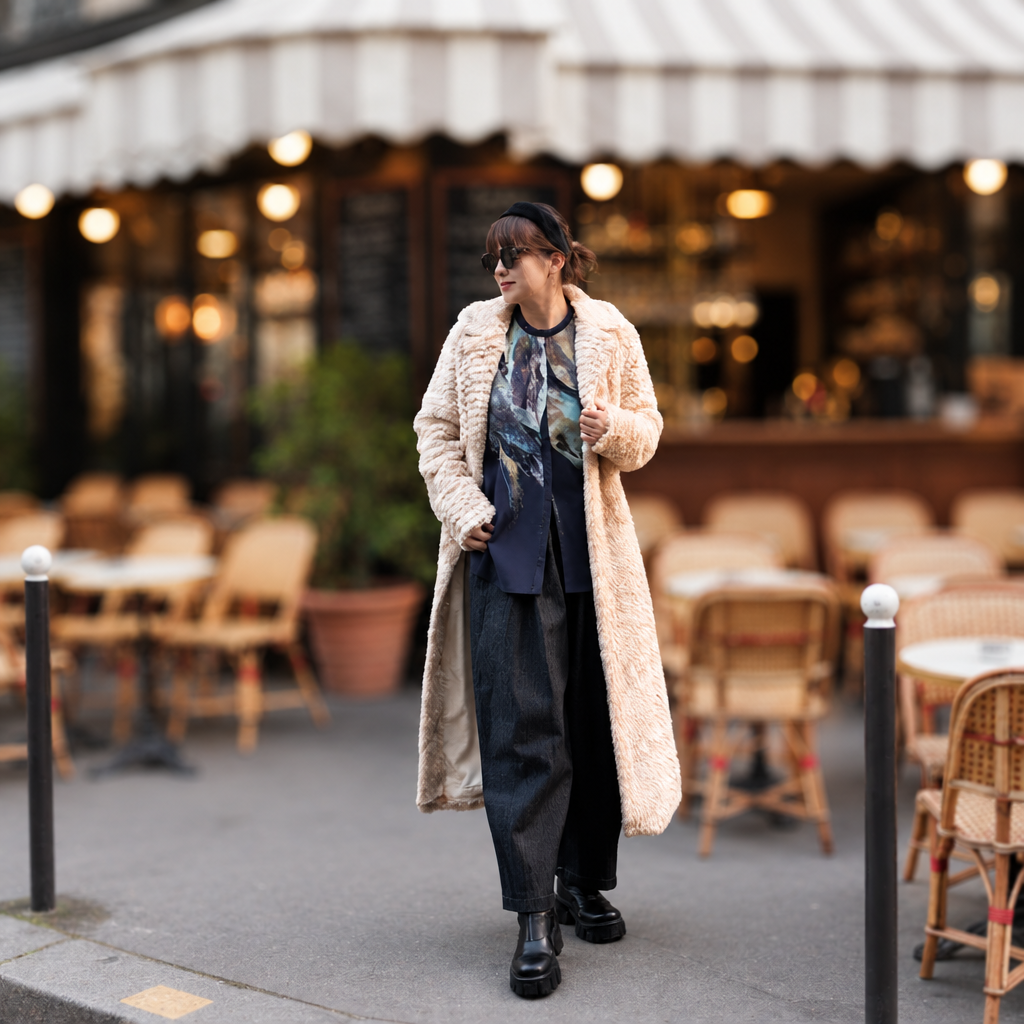 UNREAL FUR MONTMARTRE COAT BLONDE