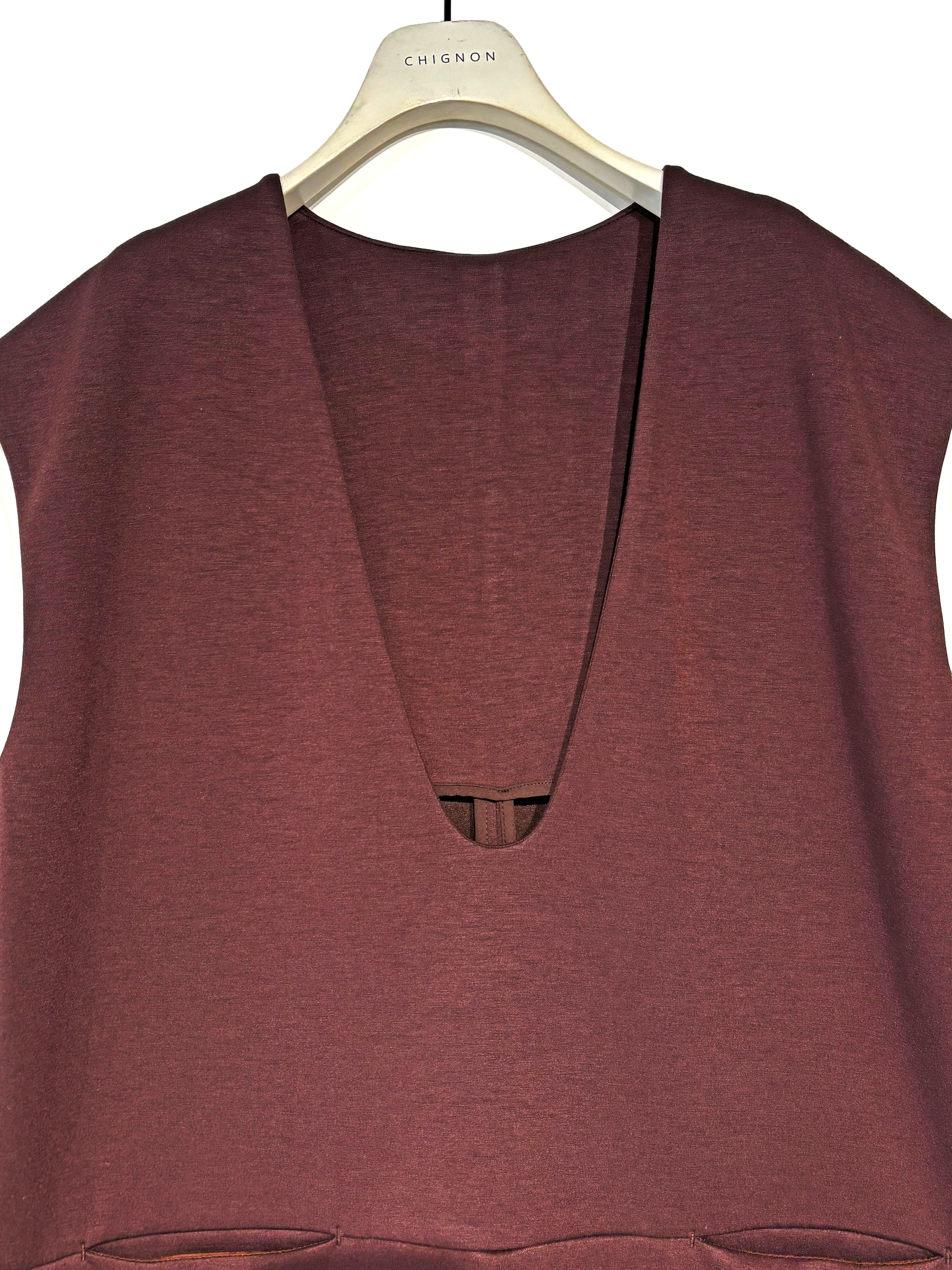 CHIGNON ダンボールVネックベスト 4754-049BZ