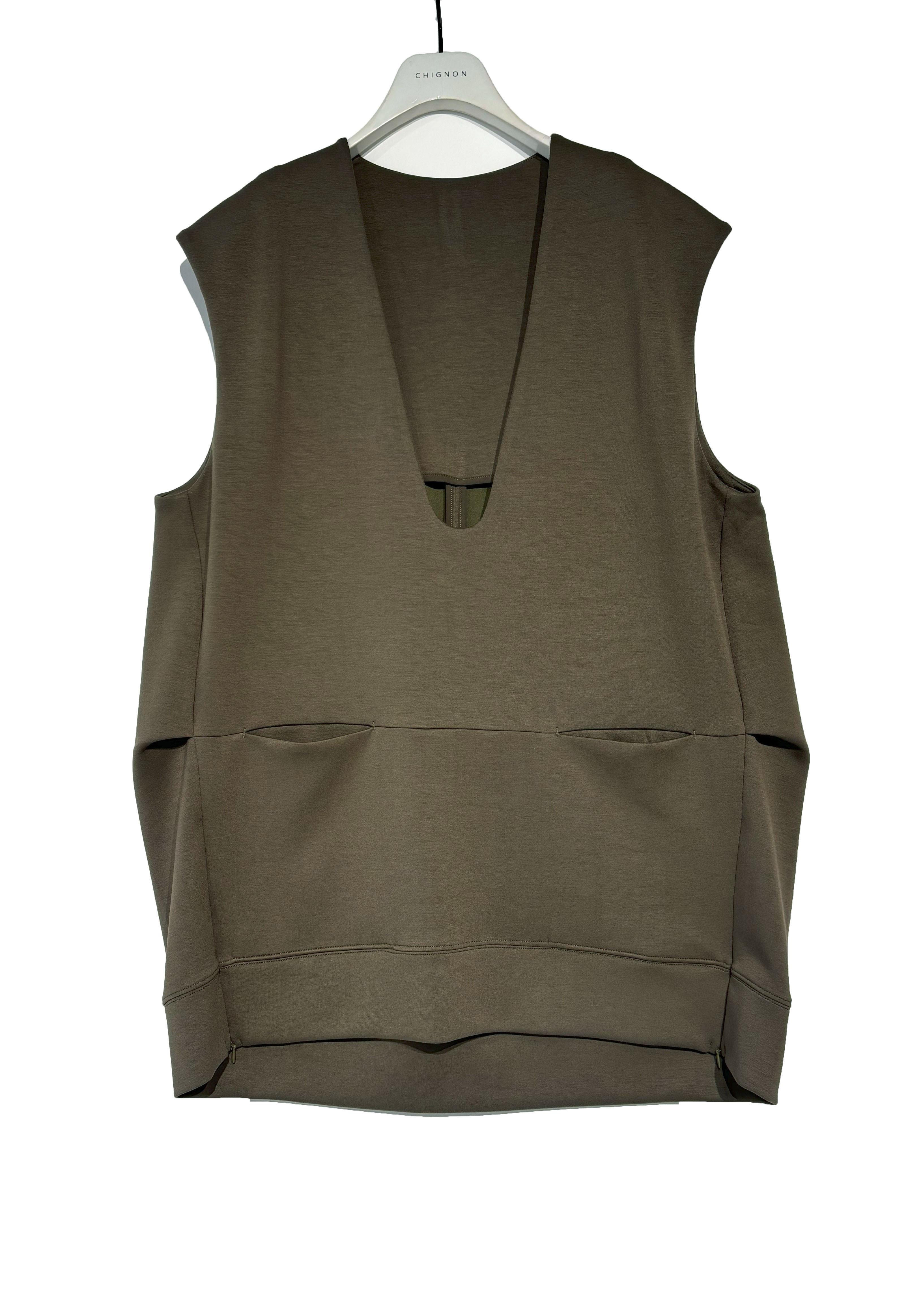 CHIGNON ダンボールVネックベスト 4754-049BZ