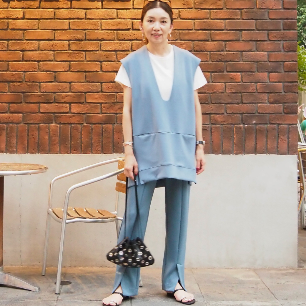 CHIGNON ダンボールVネックベスト 4754-049BZ