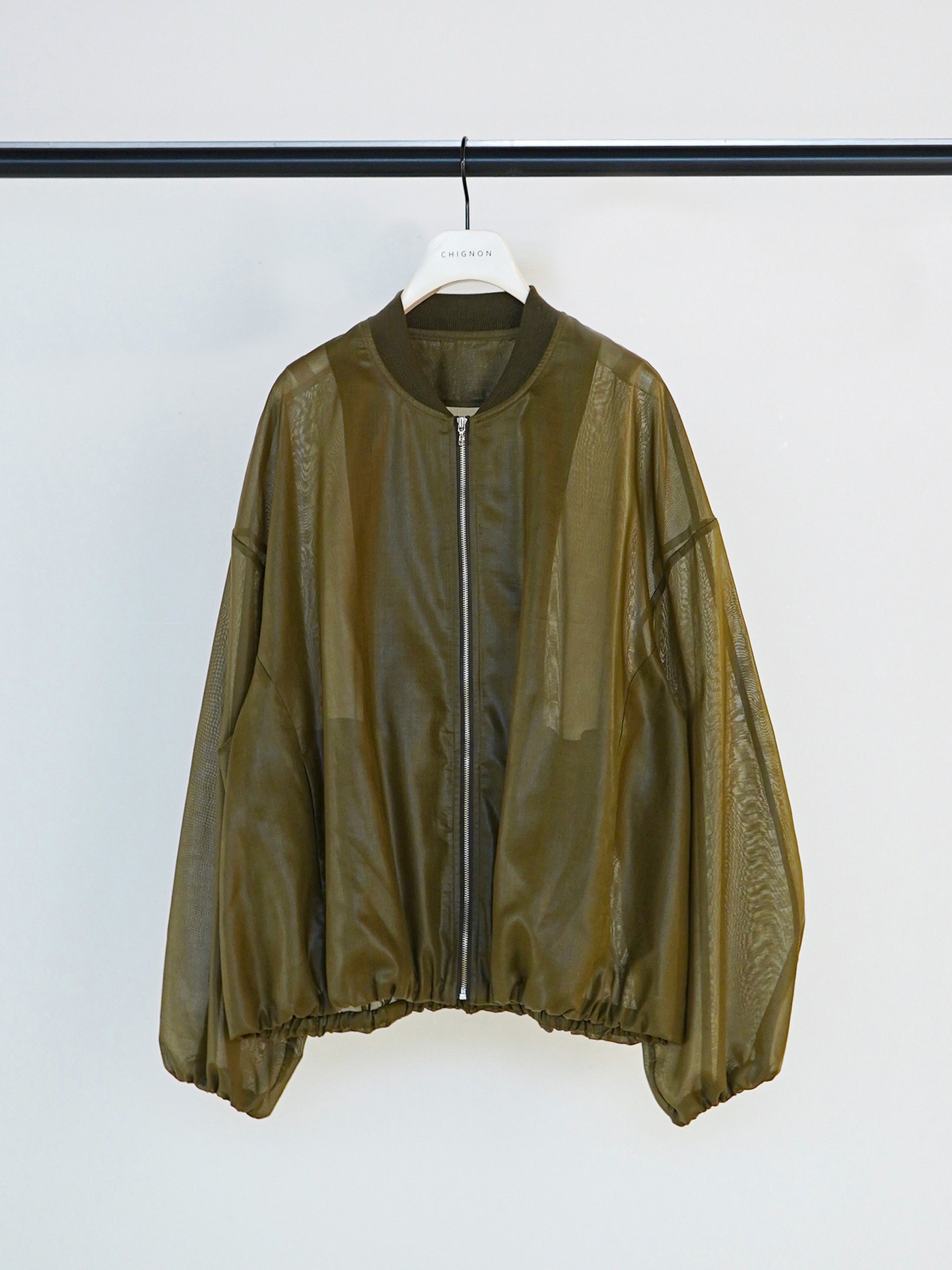 【予約販売】CHIGNON シアーチンツブルゾン 4861-003KK