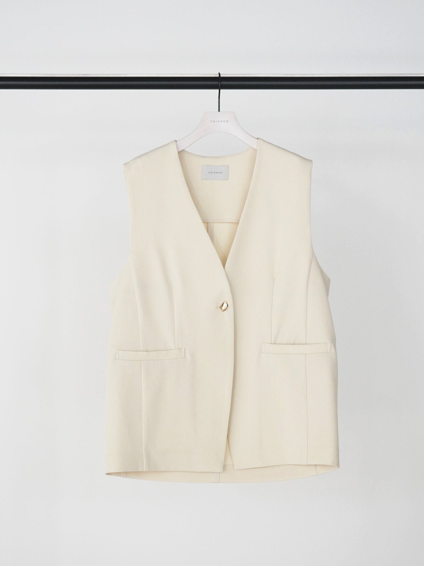 【予約販売】CHIGNON オーバルフォルムジレ 4863-655BZ