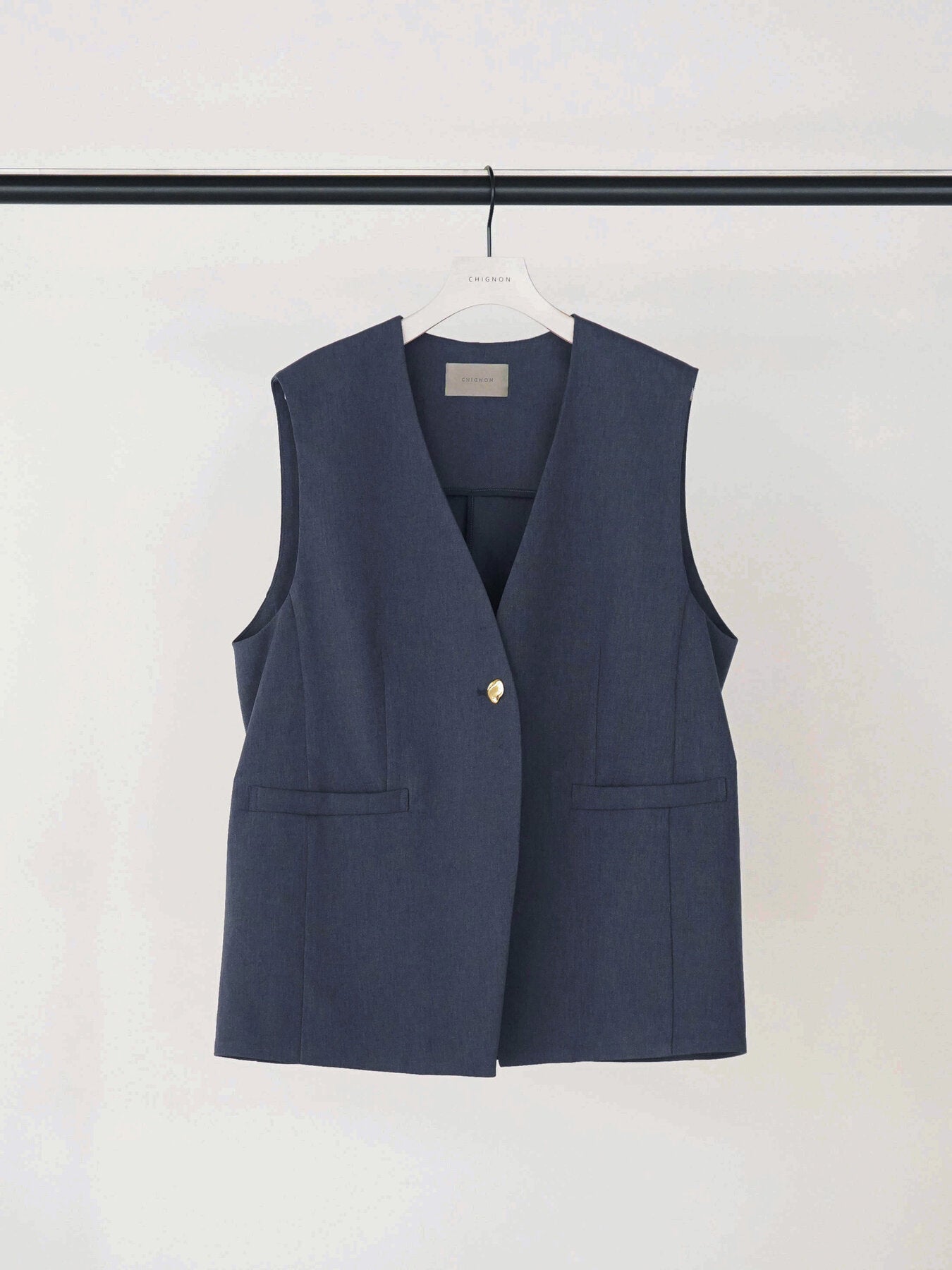 【予約販売】CHIGNON オーバルフォルムジレ 4863-655BZ