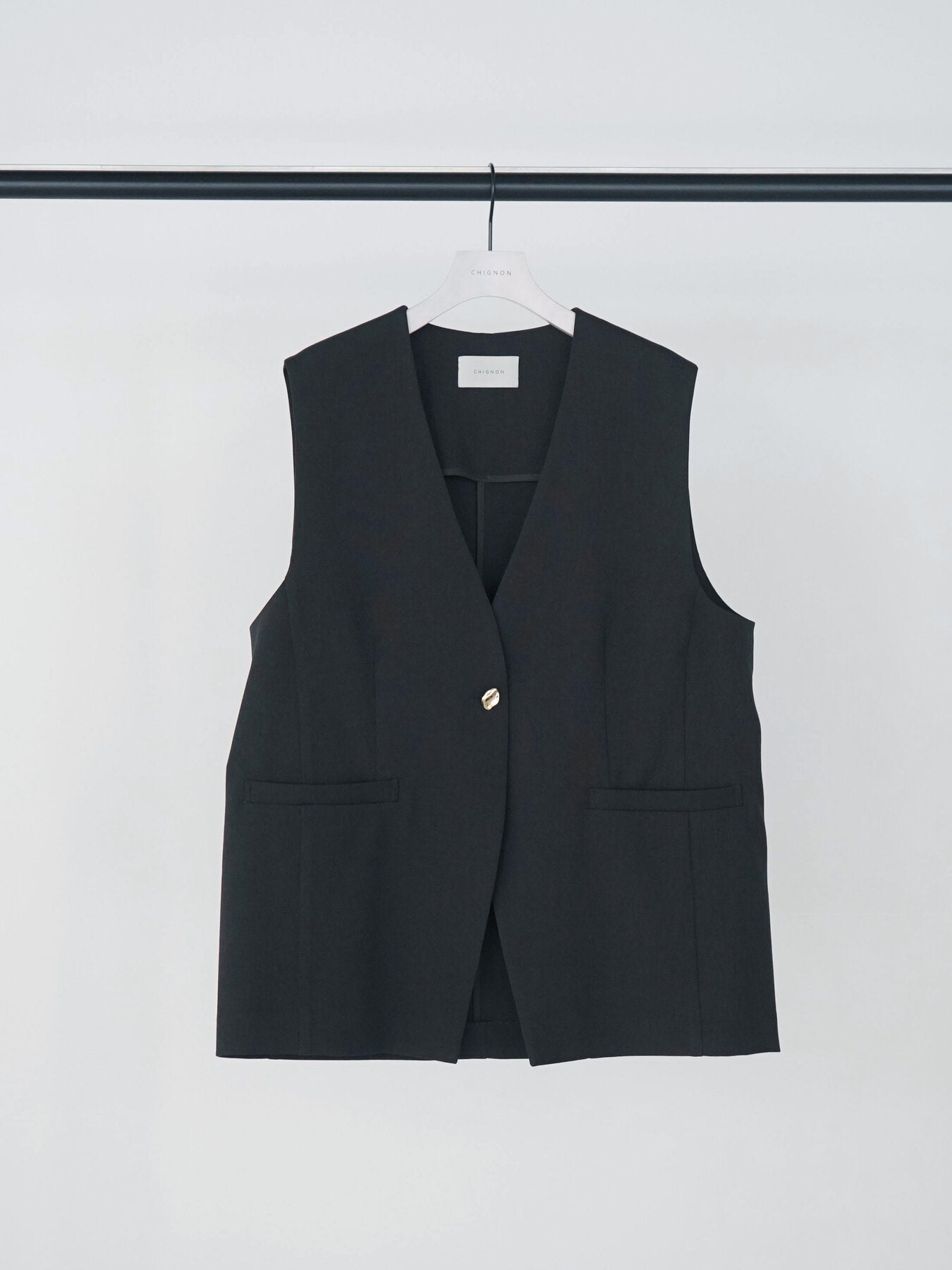 【予約販売】CHIGNON オーバルフォルムジレ 4863-655BZ