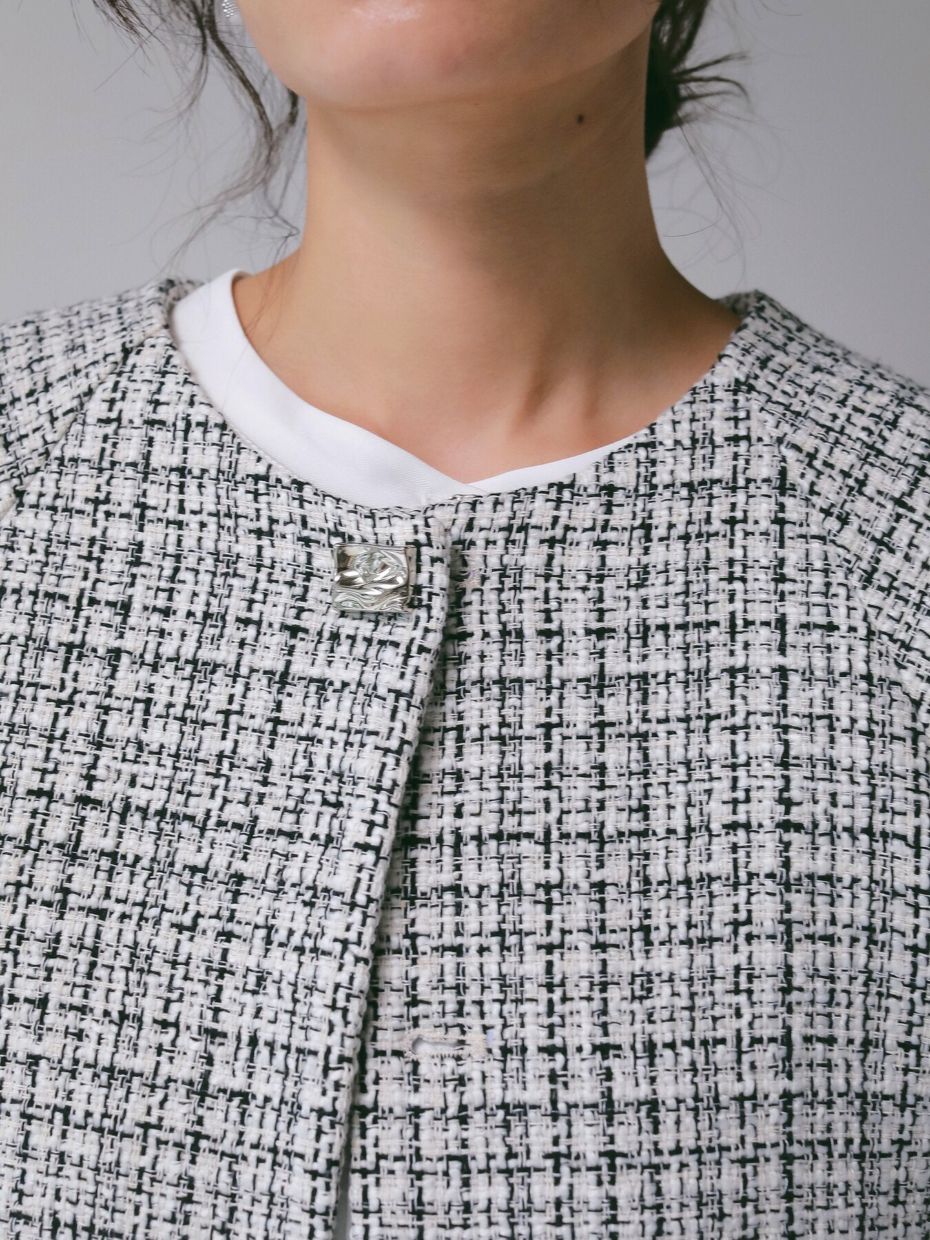 【予約販売】CHIGNON ミニマルツィードJK 4866-608BZ