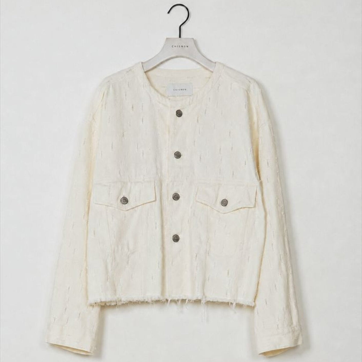 【予約販売】CHIGNON クラッシュクロップドJK4966-686BL