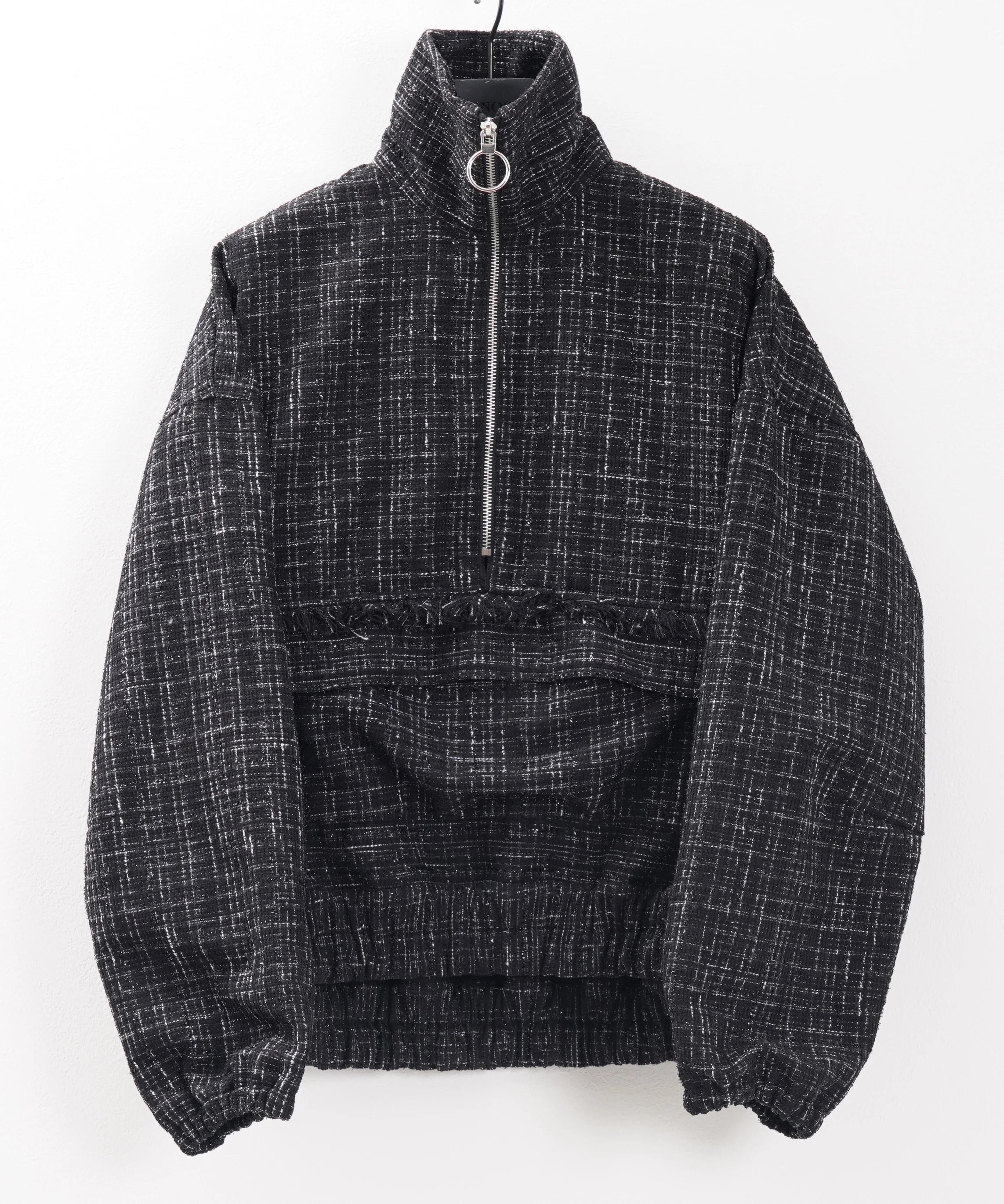 AGNOST ツイードハーフジップブルゾン〔50%OFF〕