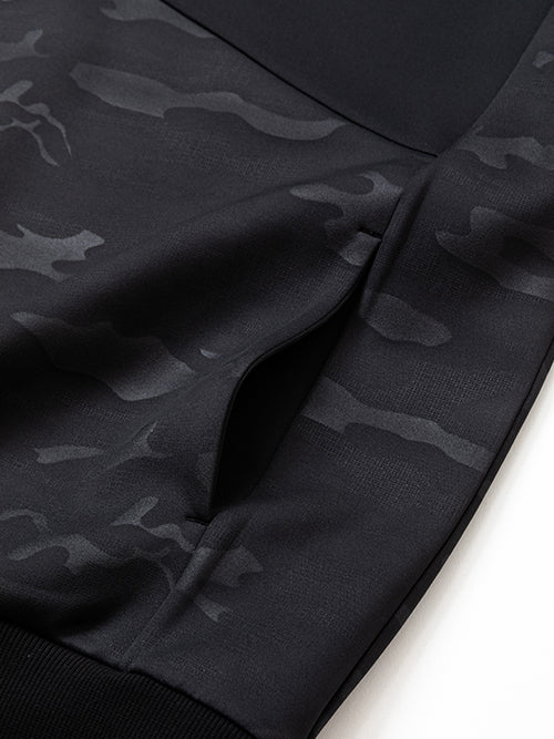 SY32 DOUBLE KNIT EMBOSS CAMO SHIELD P/O CREW No.13525