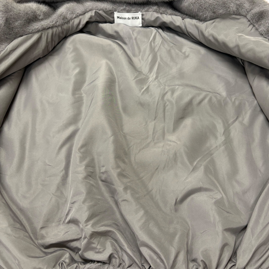 プレミアムエコファーフーディベスト