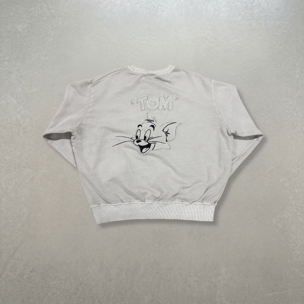 キャラクター刺繍ヴィンテージライク スウェットセットアップ