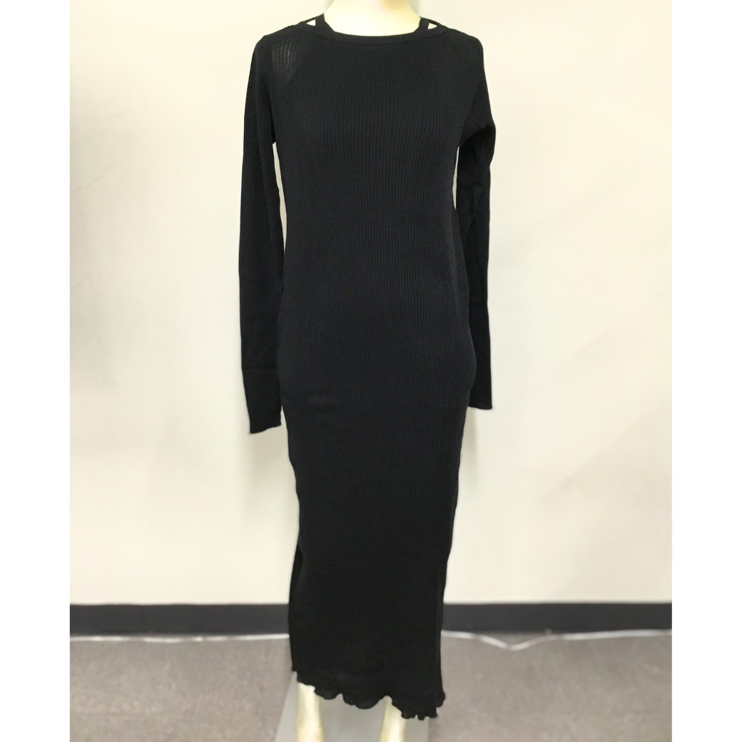 Carouse lambra organic cotton rib pack ls dress 251-360〔40%OFF〕