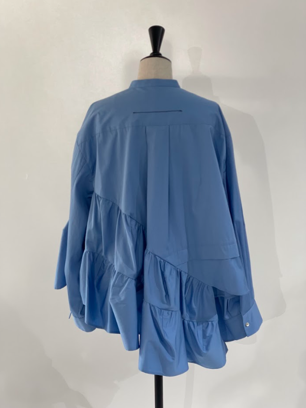 RUMCHE Typewriter Gatherd Blouse R25A10603
