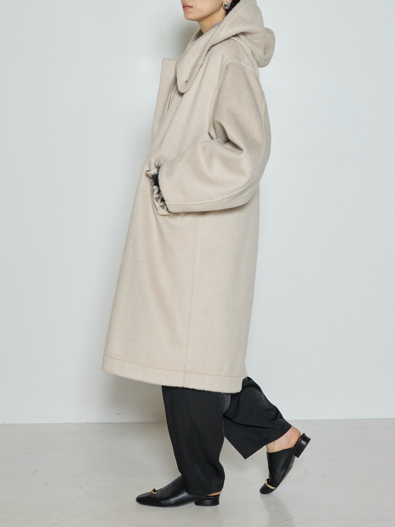 【予約販売】CHIGNON シャギーフーデッドコート 7265-337MK