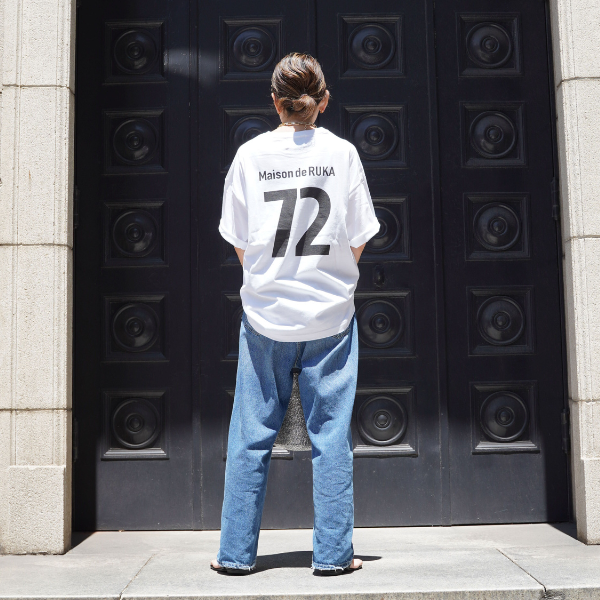 Maison de RUKA Back print T-sh 〔30%OFF〕