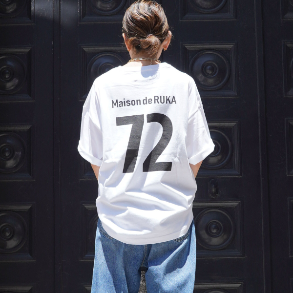 Maison de RUKA Back print T-sh 〔30%OFF〕