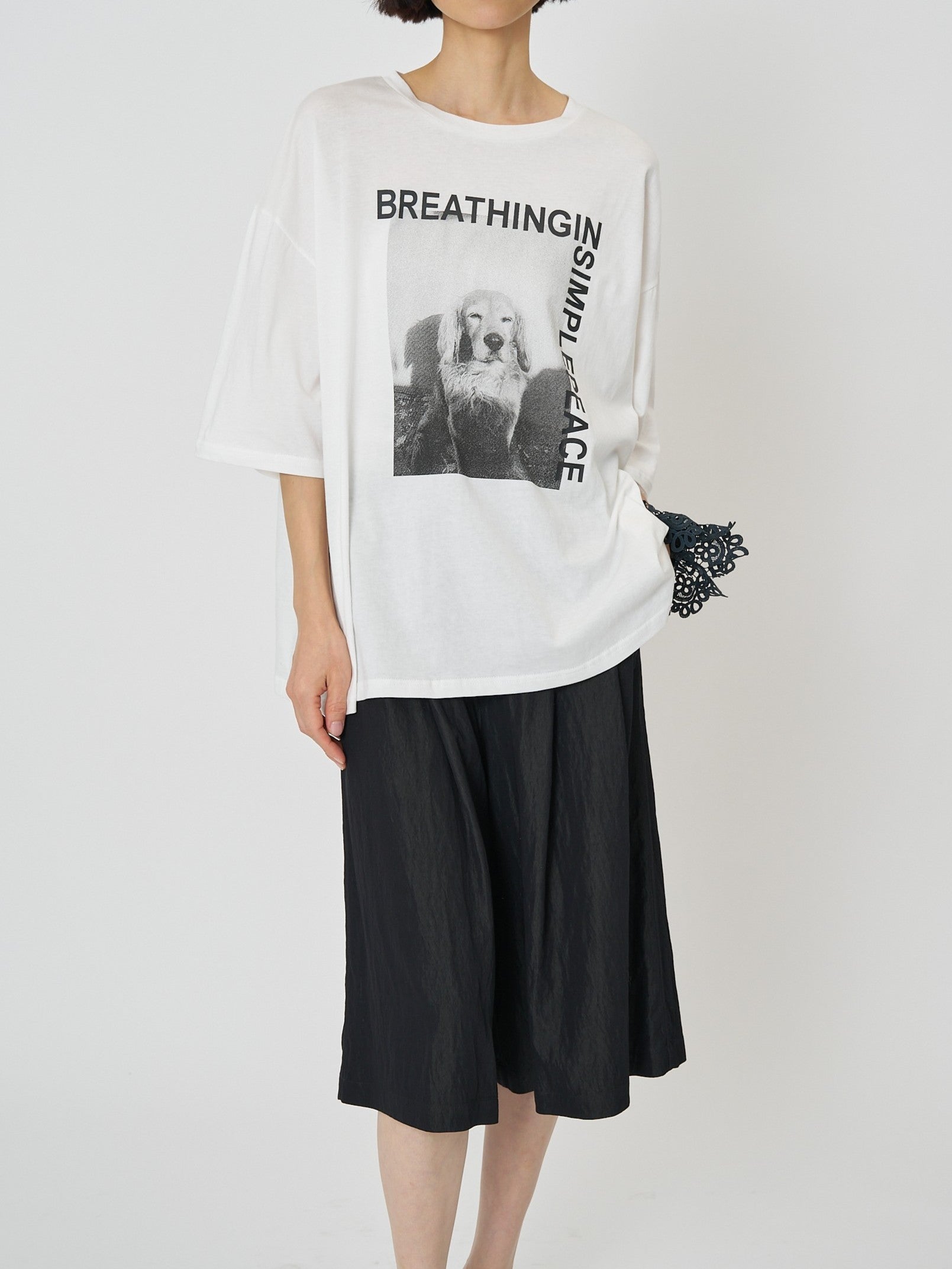 【予約販売】CHIGNON アニマルフォト"DOG"TEE 8461-100KK