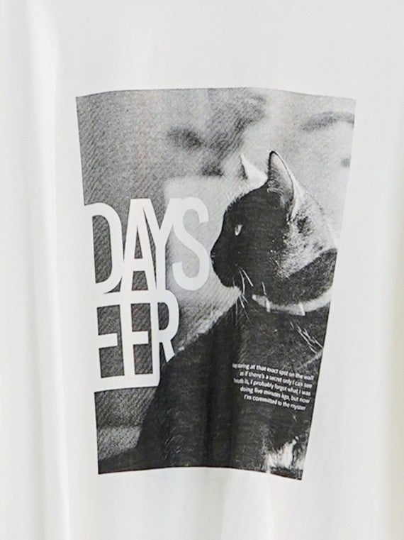 【予約販売】CHIGNON アニマルフォト"CAT"Tee 8461-101KK