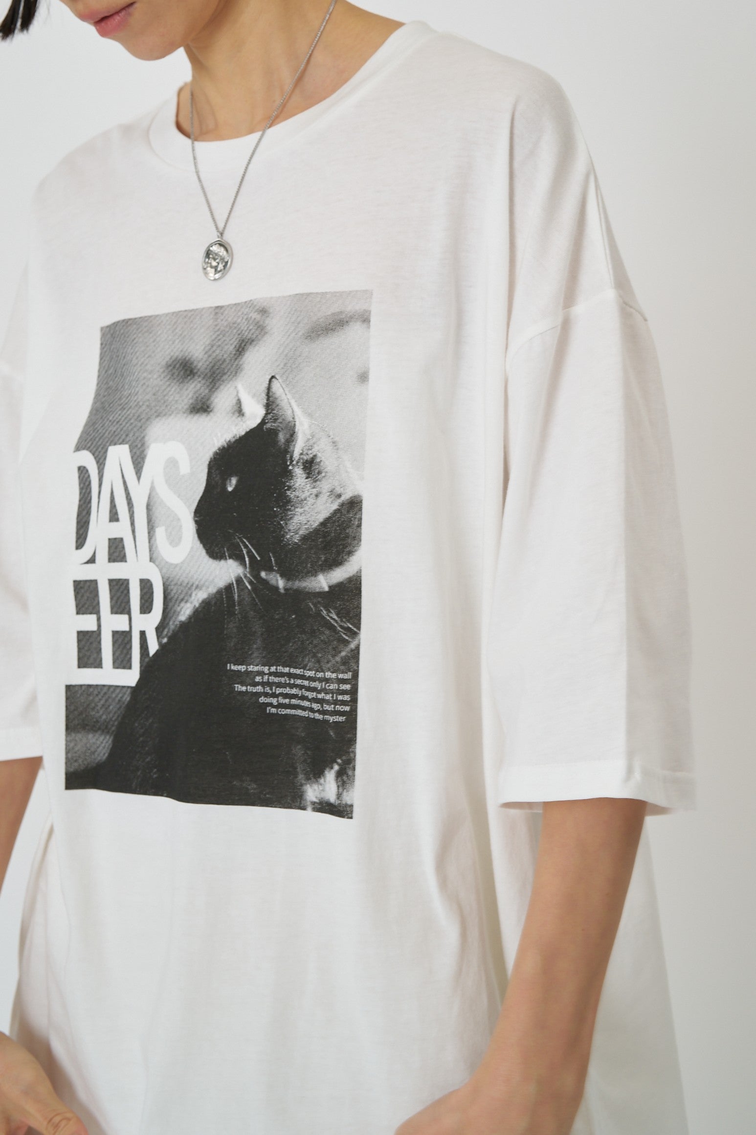 【予約販売】CHIGNON アニマルフォト"CAT"Tee 8461-101KK