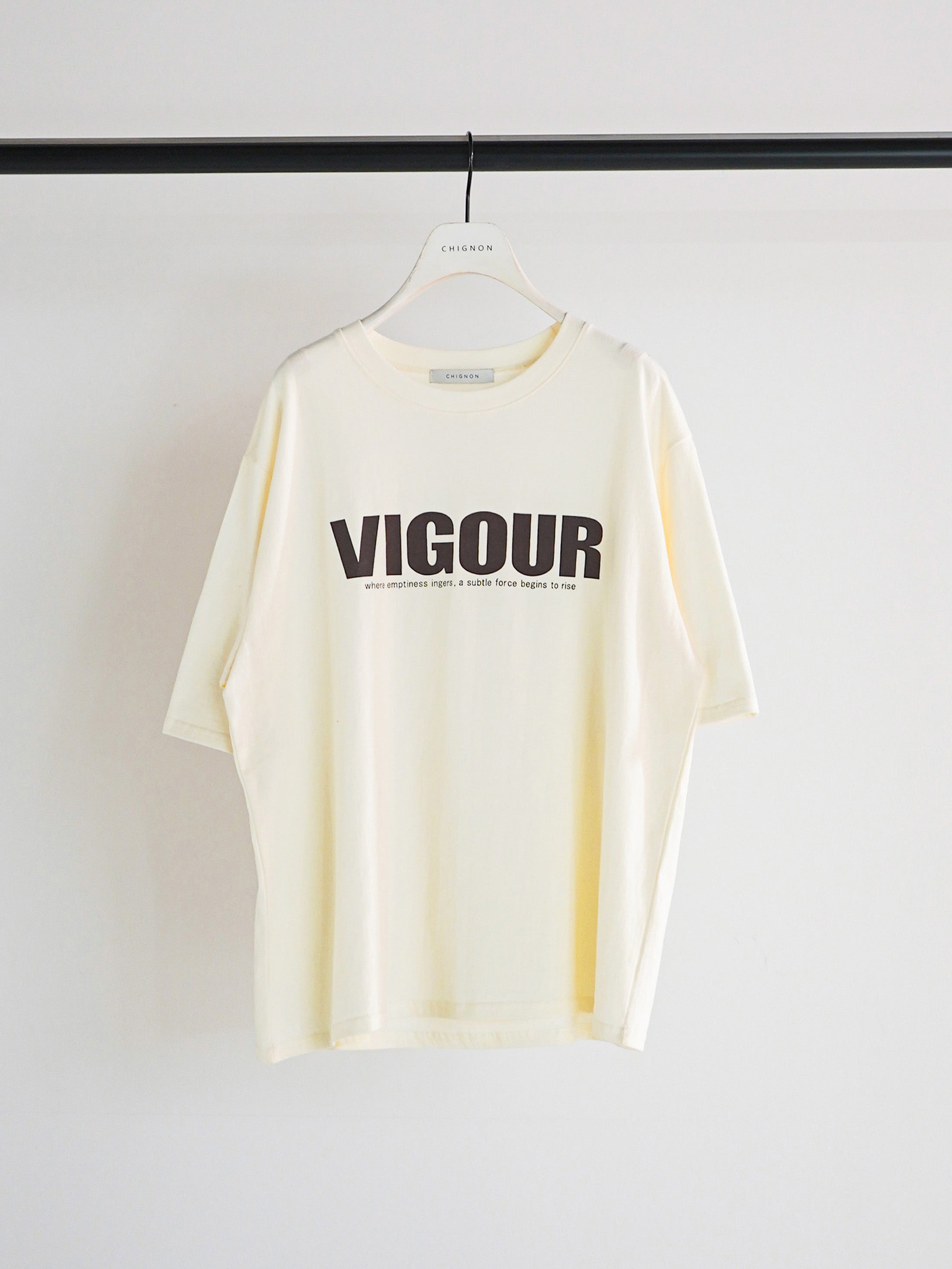 【予約販売】CHIGNON"VIGOUR"プリントTee 8461-102KK