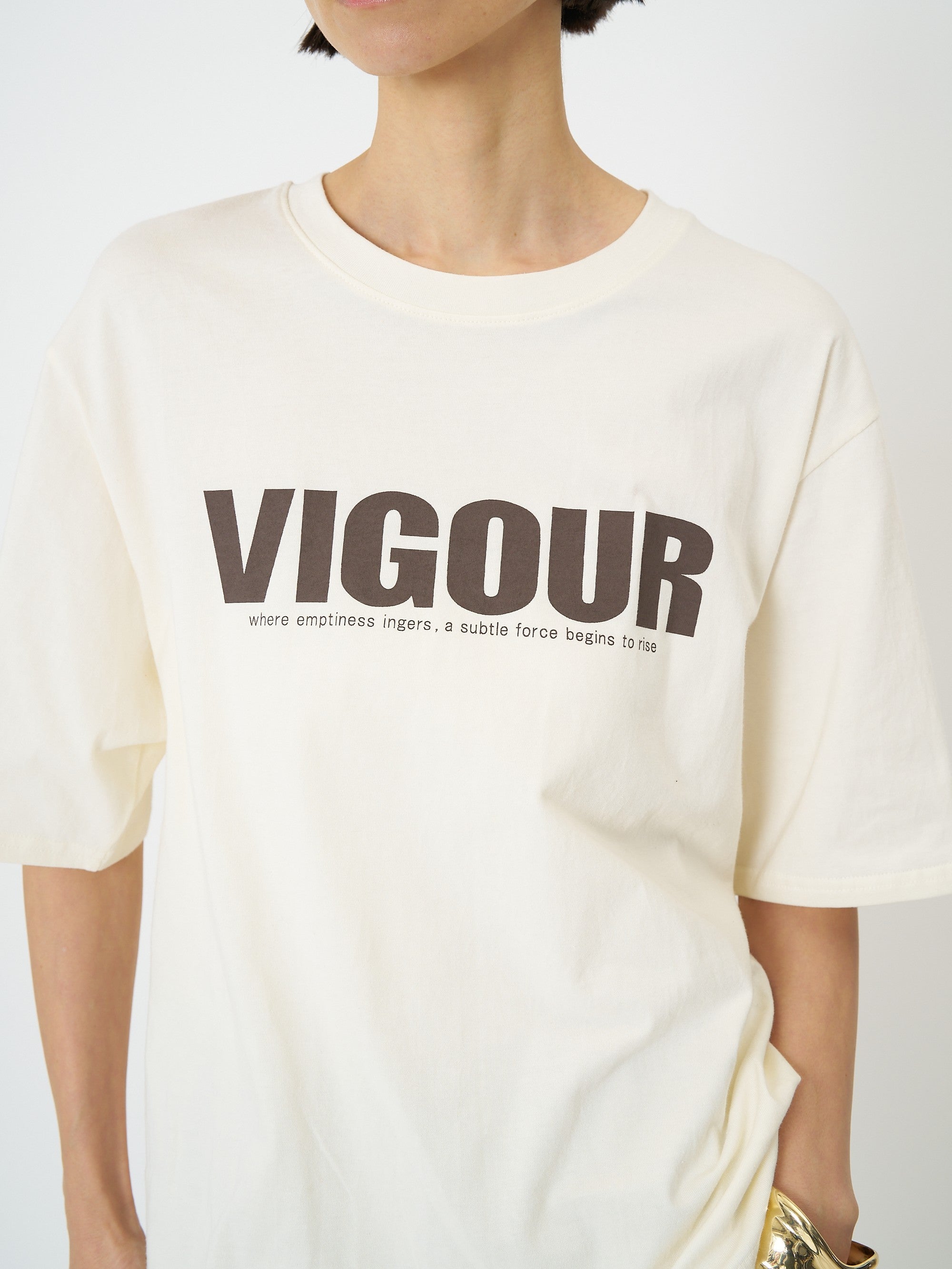 【予約販売】CHIGNON"VIGOUR"プリントTee 8461-102KK