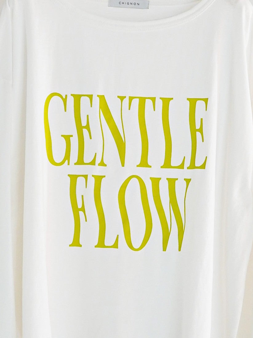 【予約販売】CHIGNON "FLOW"ウェイブロゴTee 8461-103KK