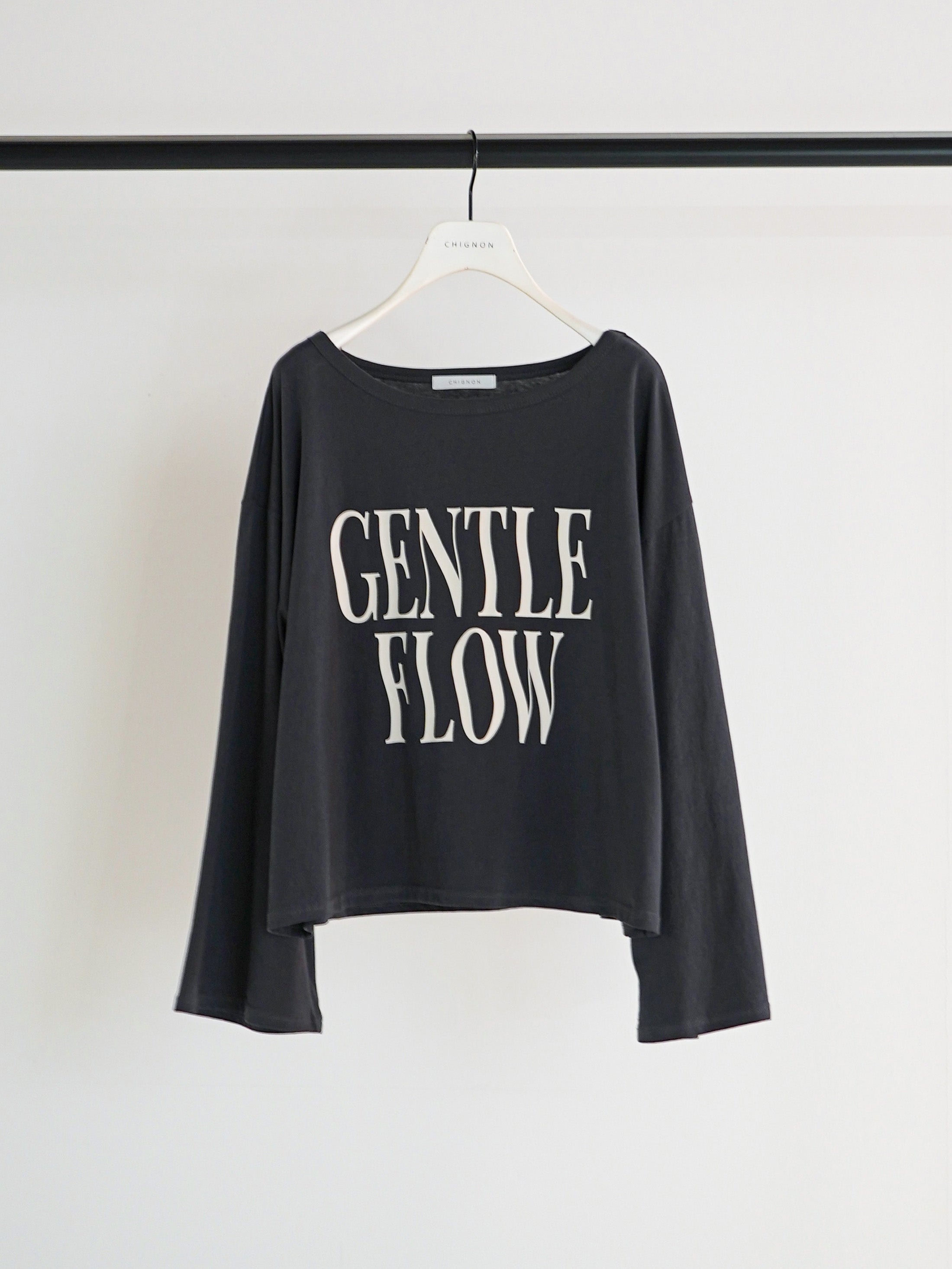 【予約販売】CHIGNON "FLOW"ウェイブロゴTee 8461-103KK