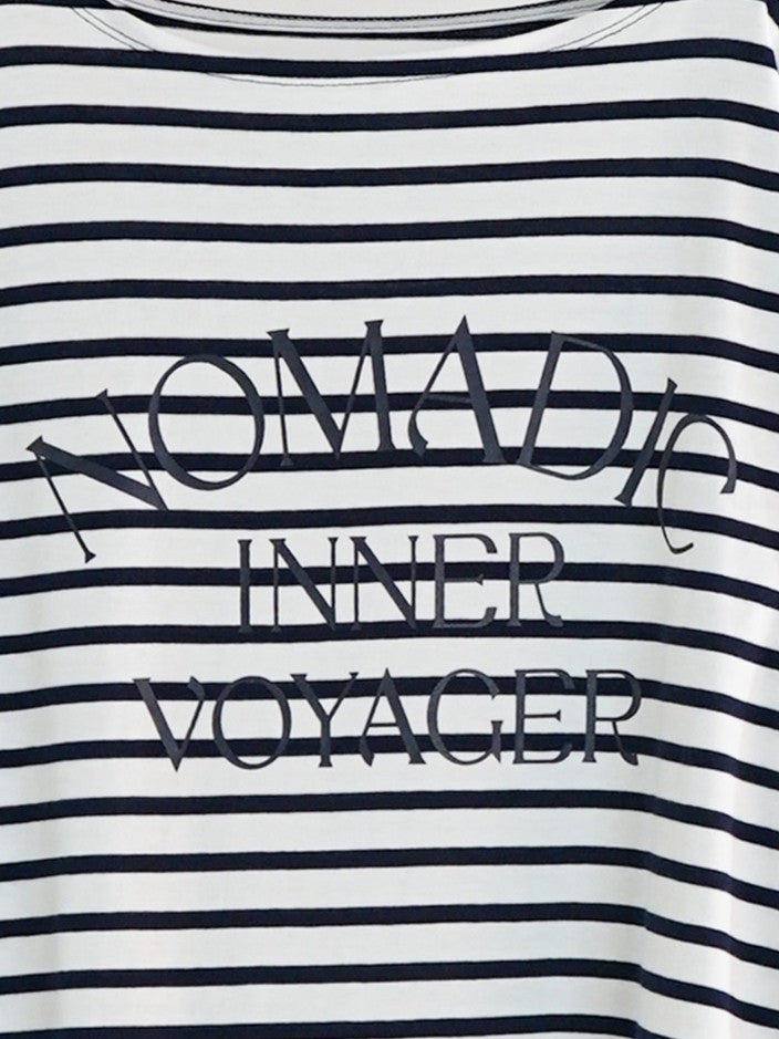 【予約販売】CHIGNON ボーダープリントロンTee 8461-104KK