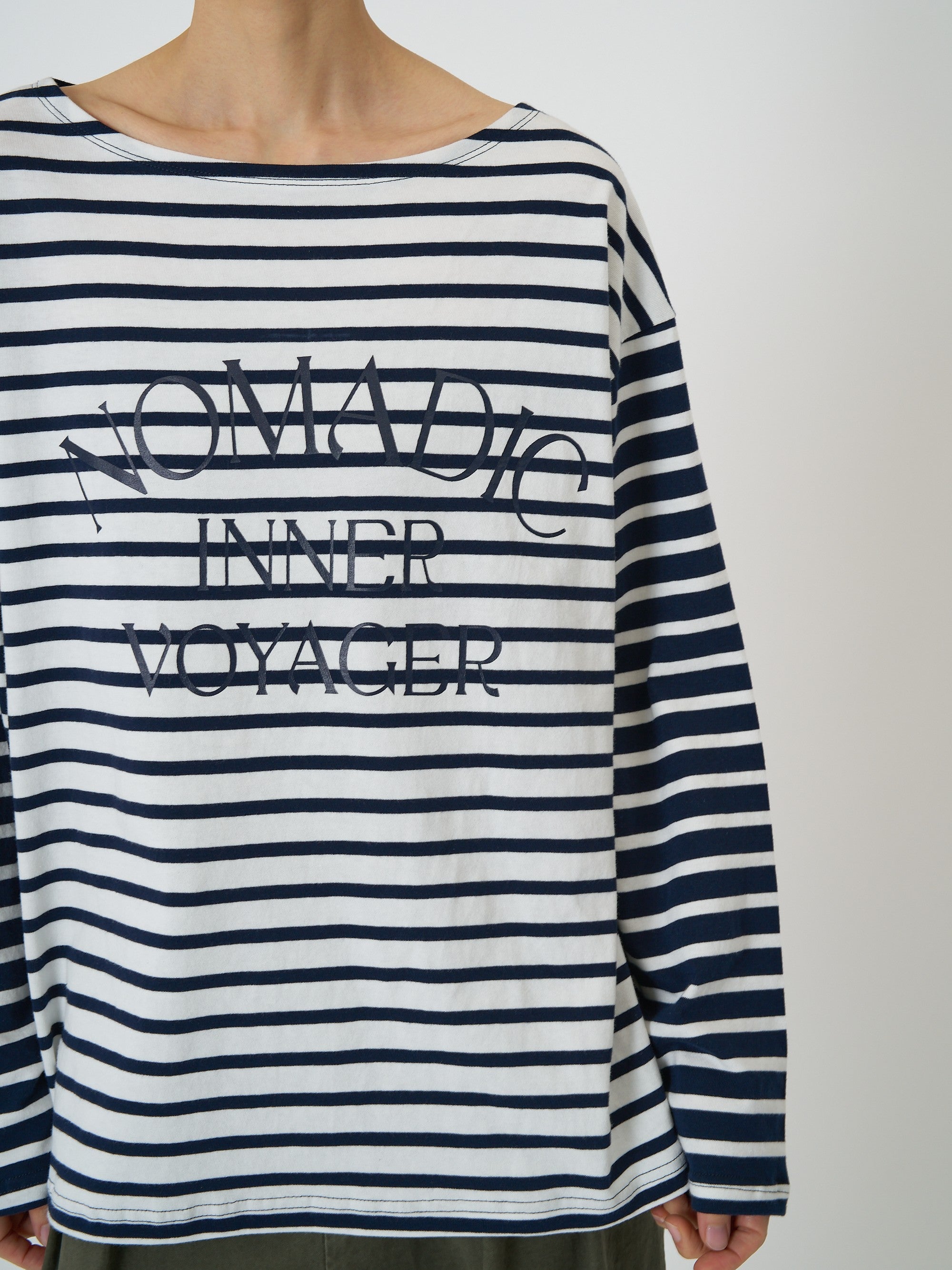 【予約販売】CHIGNON ボーダープリントロンTee 8461-104KK