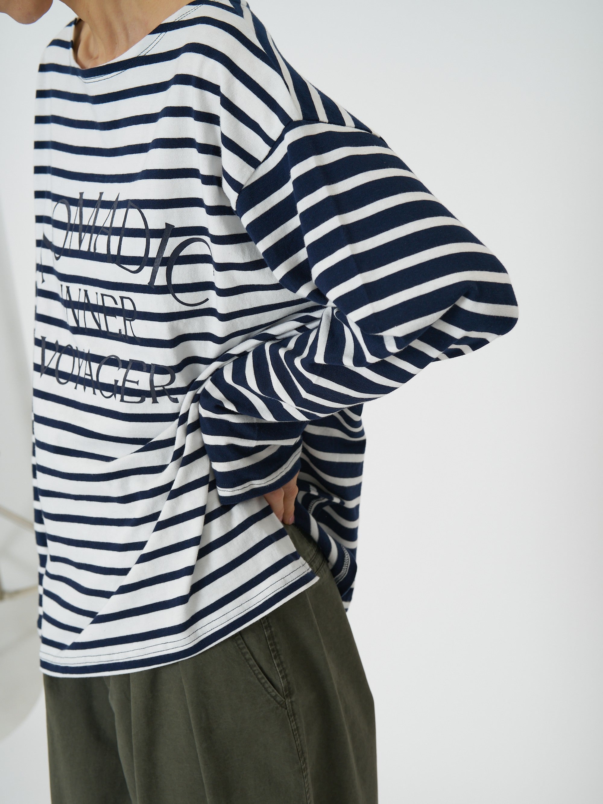 【予約販売】CHIGNON ボーダープリントロンTee 8461-104KK