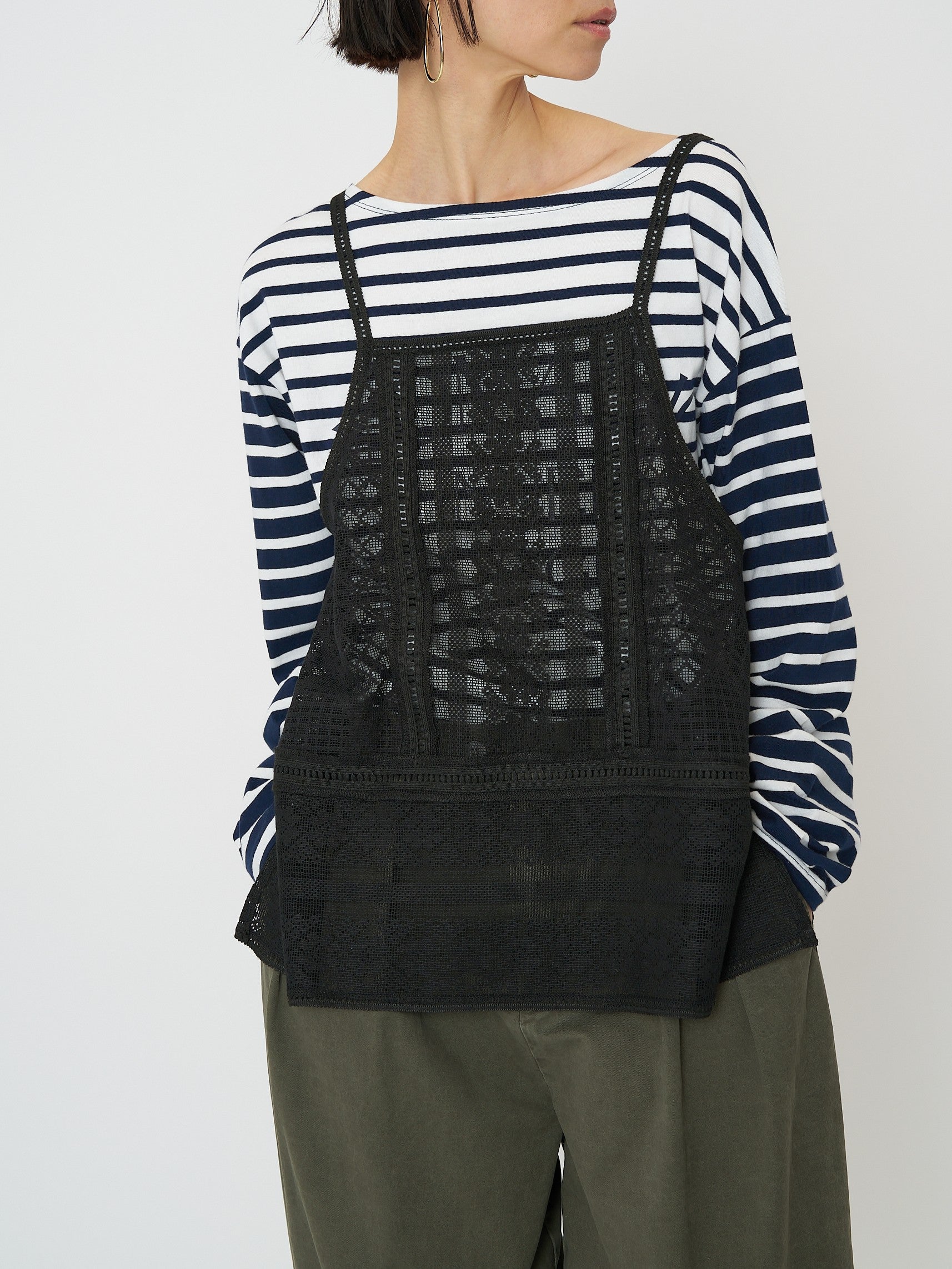 【予約販売】CHIGNON ボーダープリントロンTee 8461-104KK