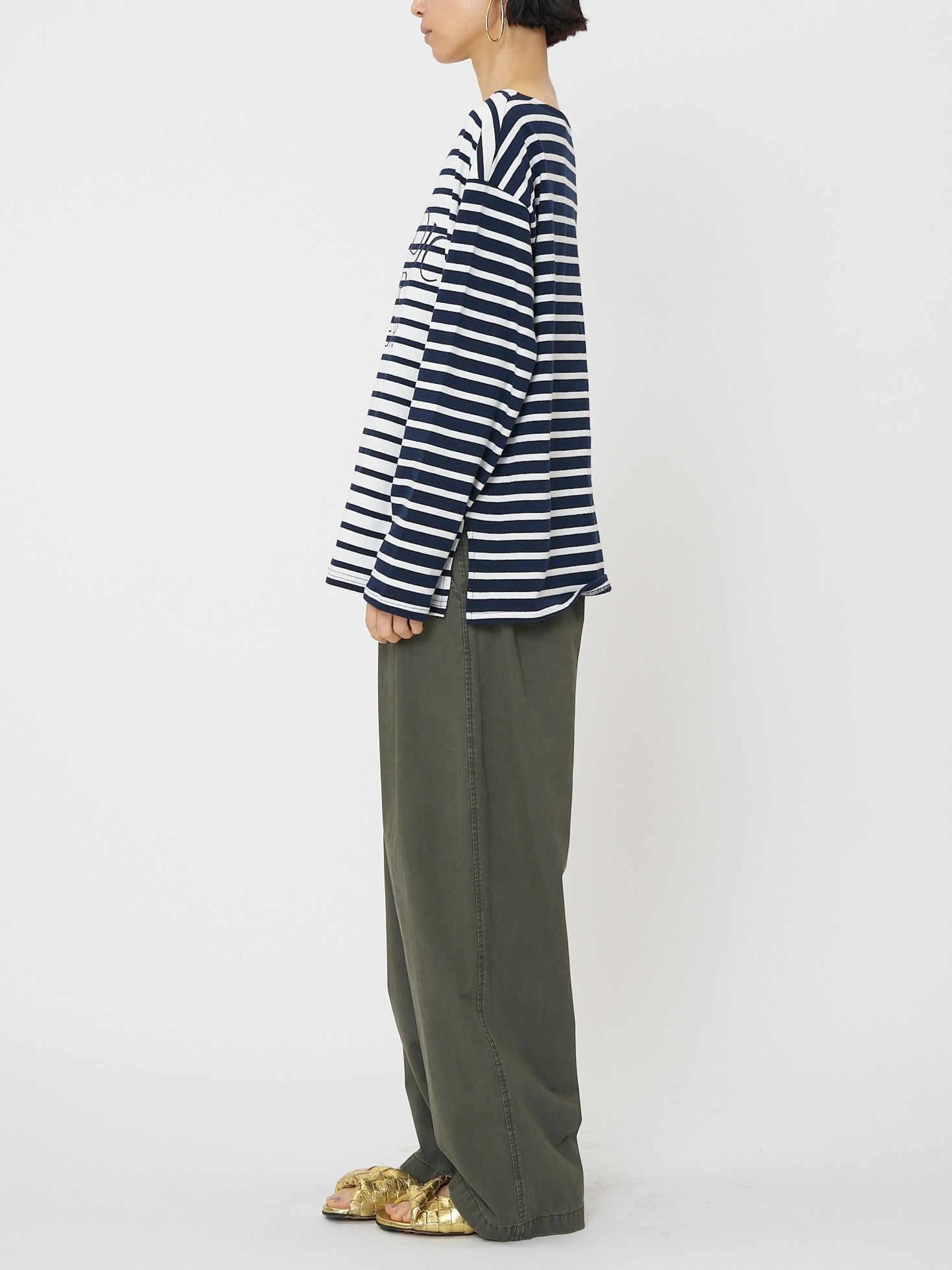 【予約販売】CHIGNON ボーダープリントロンTee 8461-104KK