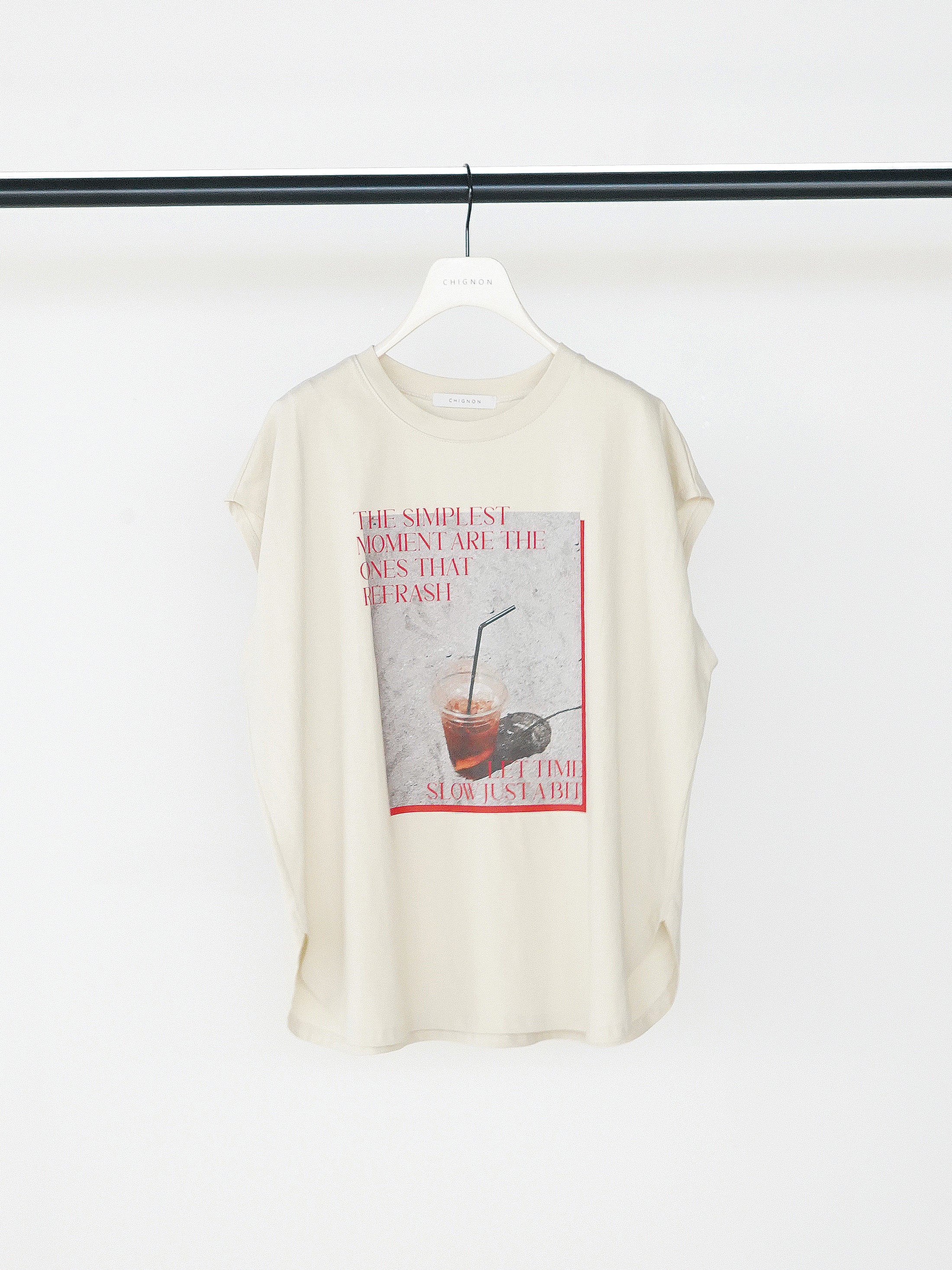 CHIGNON PHOTO プリントフレンチ 8462-402KK