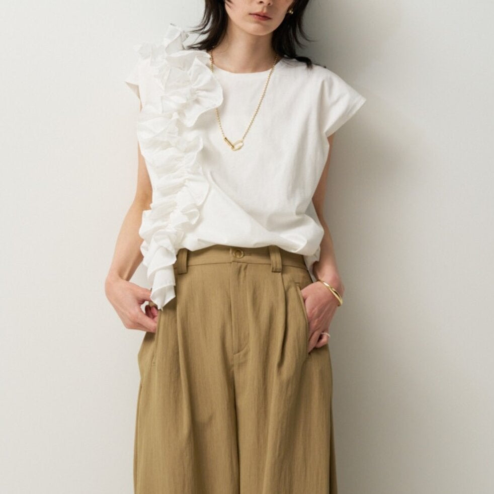 【予約販売】CHIGNON ブルームフリルTEE 8563-609KK