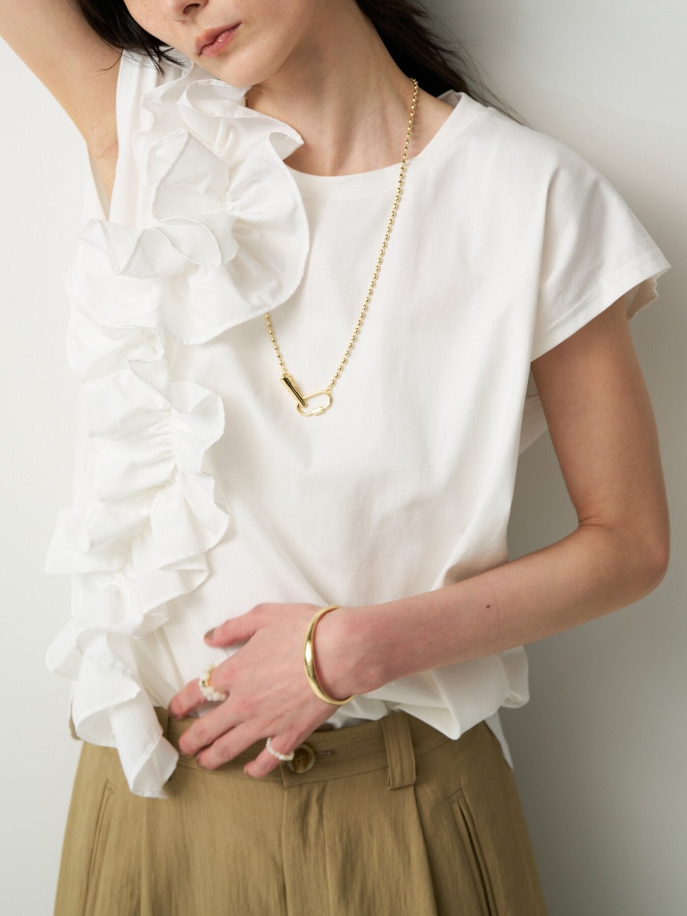 【予約販売】CHIGNON ブルームフリルTEE 8563-609KK