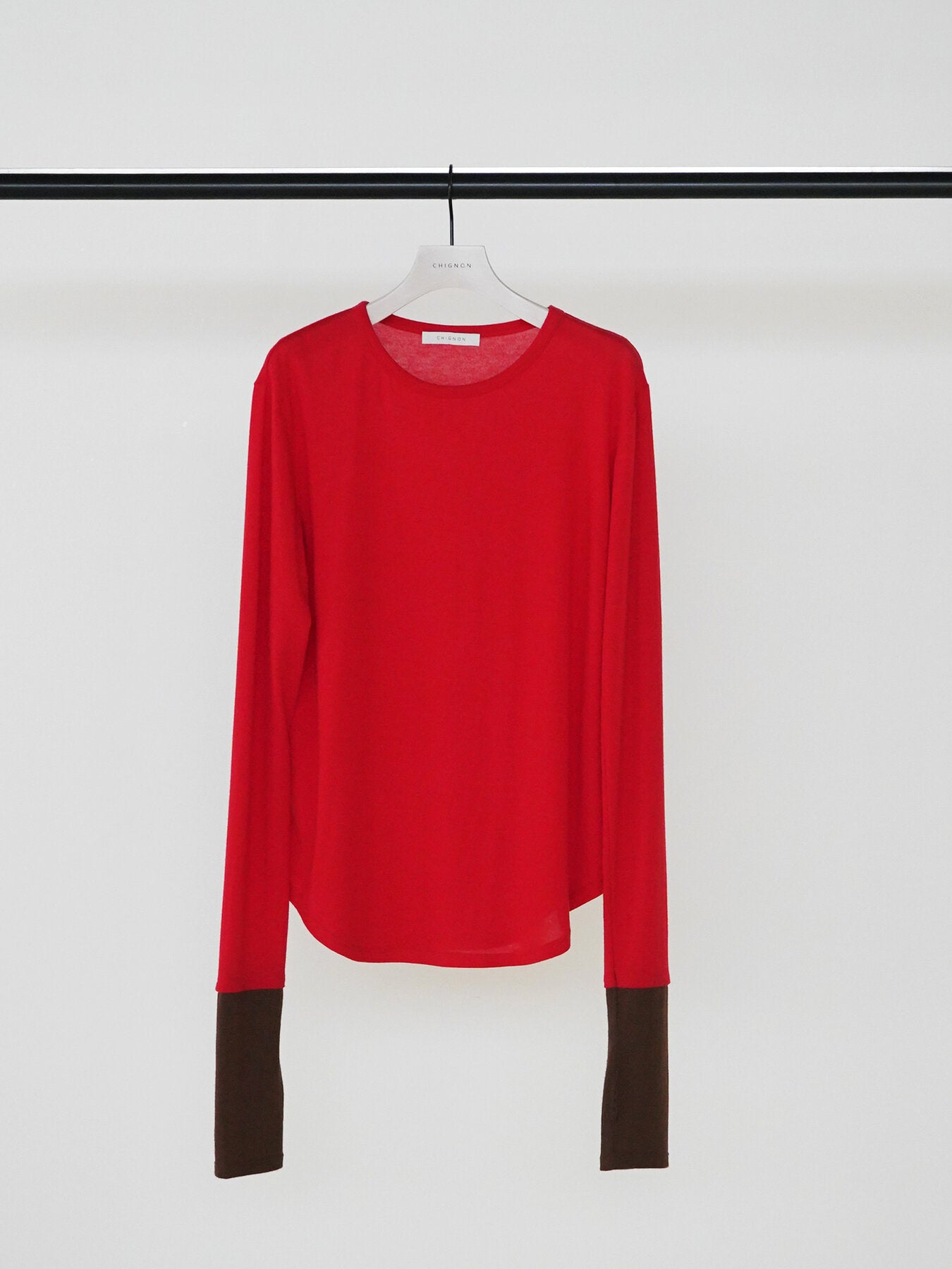 【予約販売】CHIGNON ロングスリーブレイヤードTEE 8965-437KK