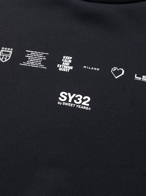 SY32 DOUBLE KNIT BIG SILHOUETTE P/O CREW No.14112