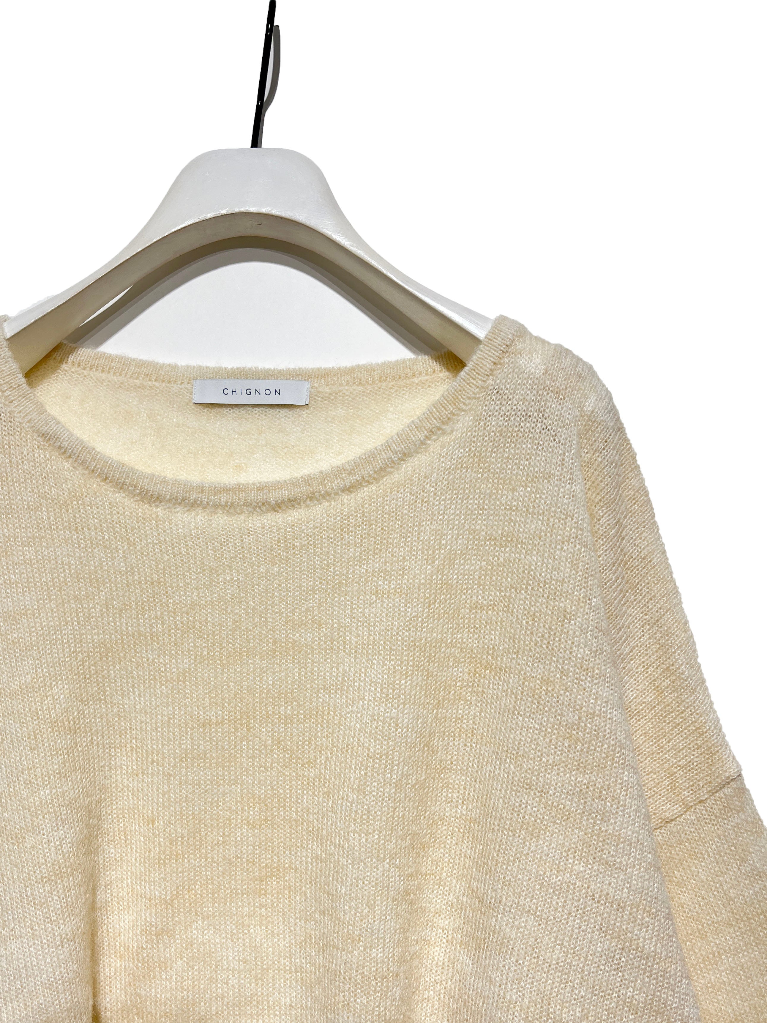 【予約販売】CHIGNON シアーボリュームニットPO 9554-074JR