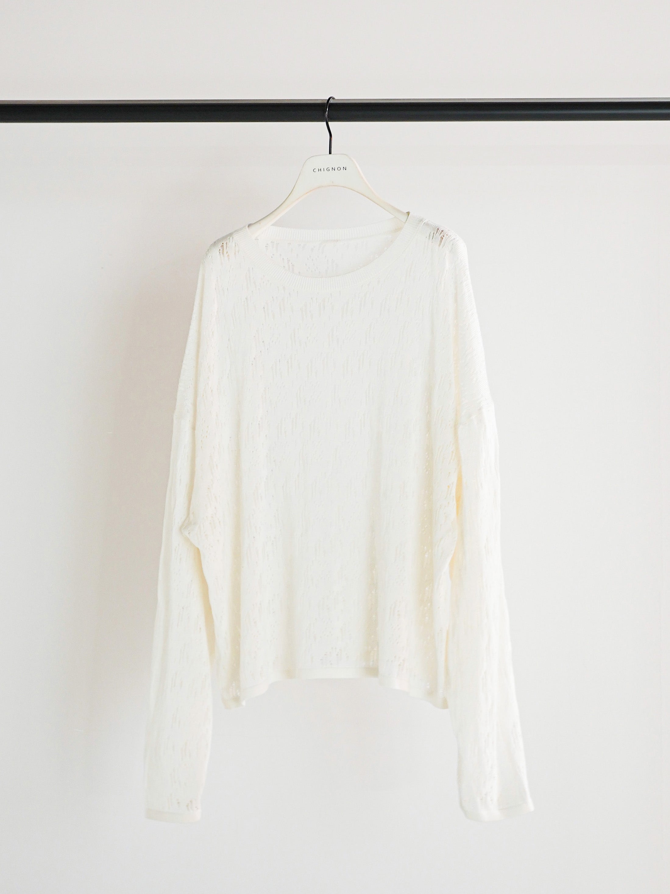 【予約販売】CHIGNON クラッシュドットニット 9561-088GS
