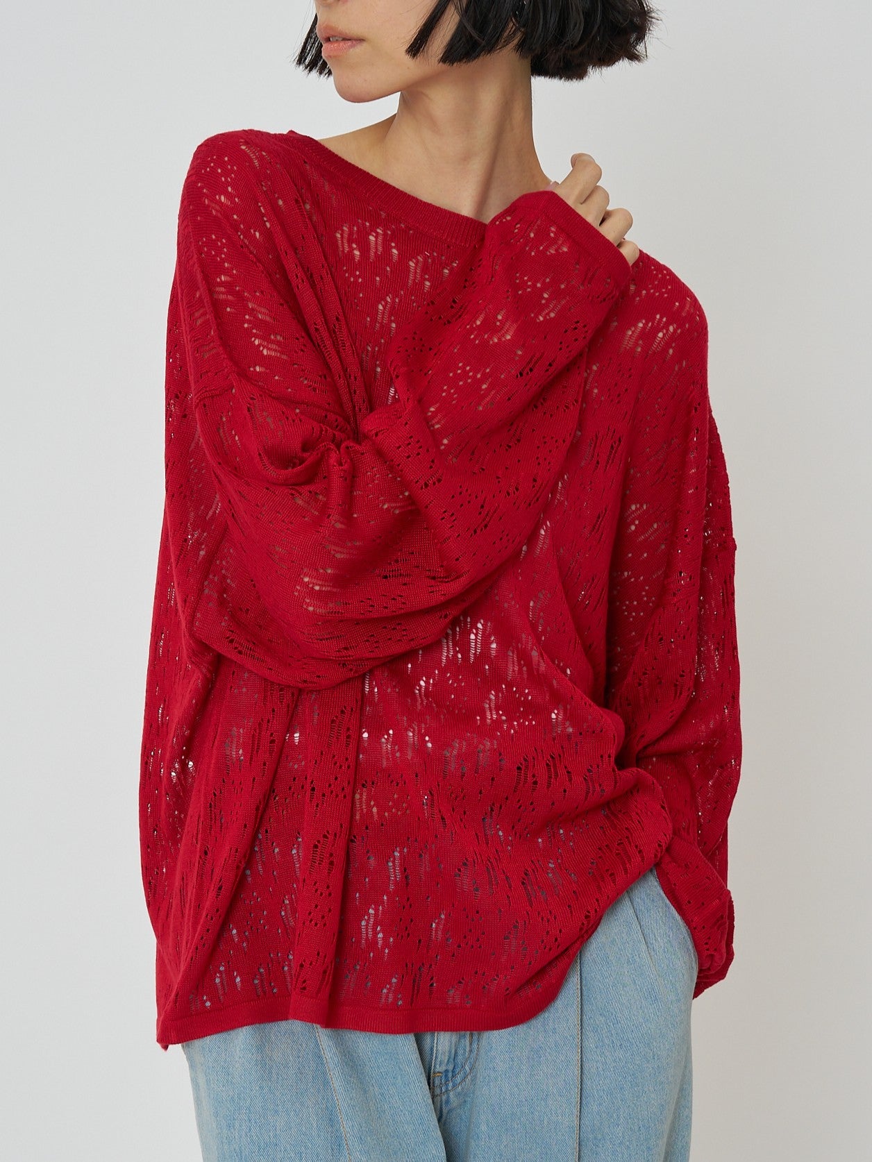 【予約販売】CHIGNON クラッシュドットニット 9561-088GS