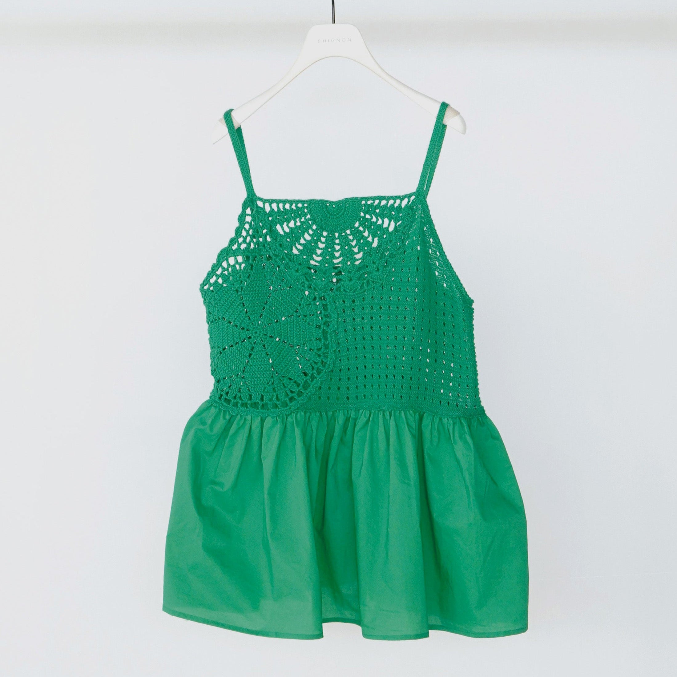 CHIGNON モチーフニットキャミソール 9562-391DP