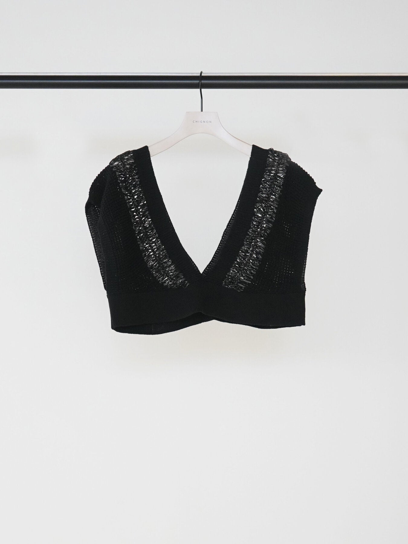 【予約販売】CHIGNON ヘアピンレースドッキングベスト 9563-691DP