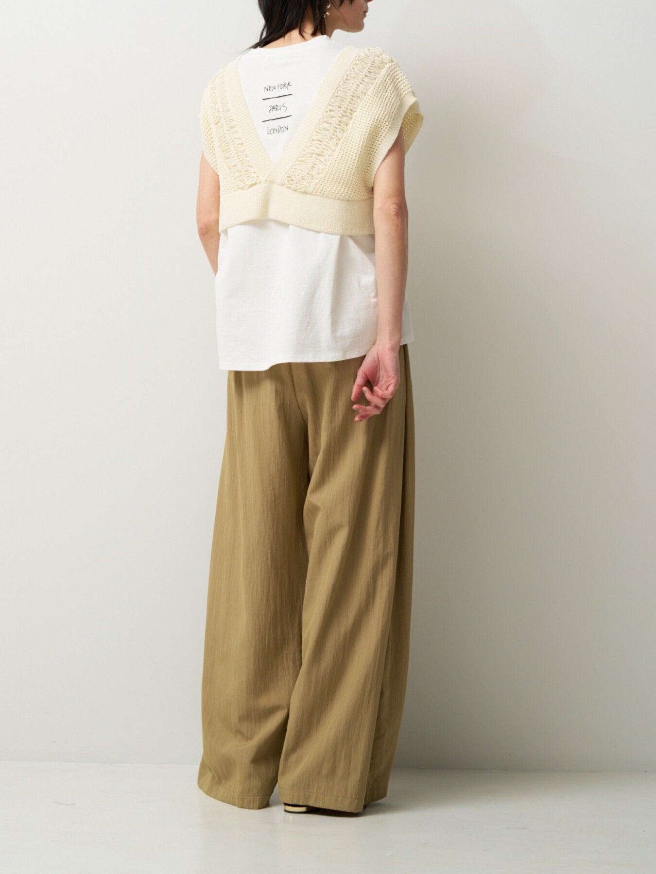 【予約販売】CHIGNON ヘアピンレースドッキングベスト 9563-691DP