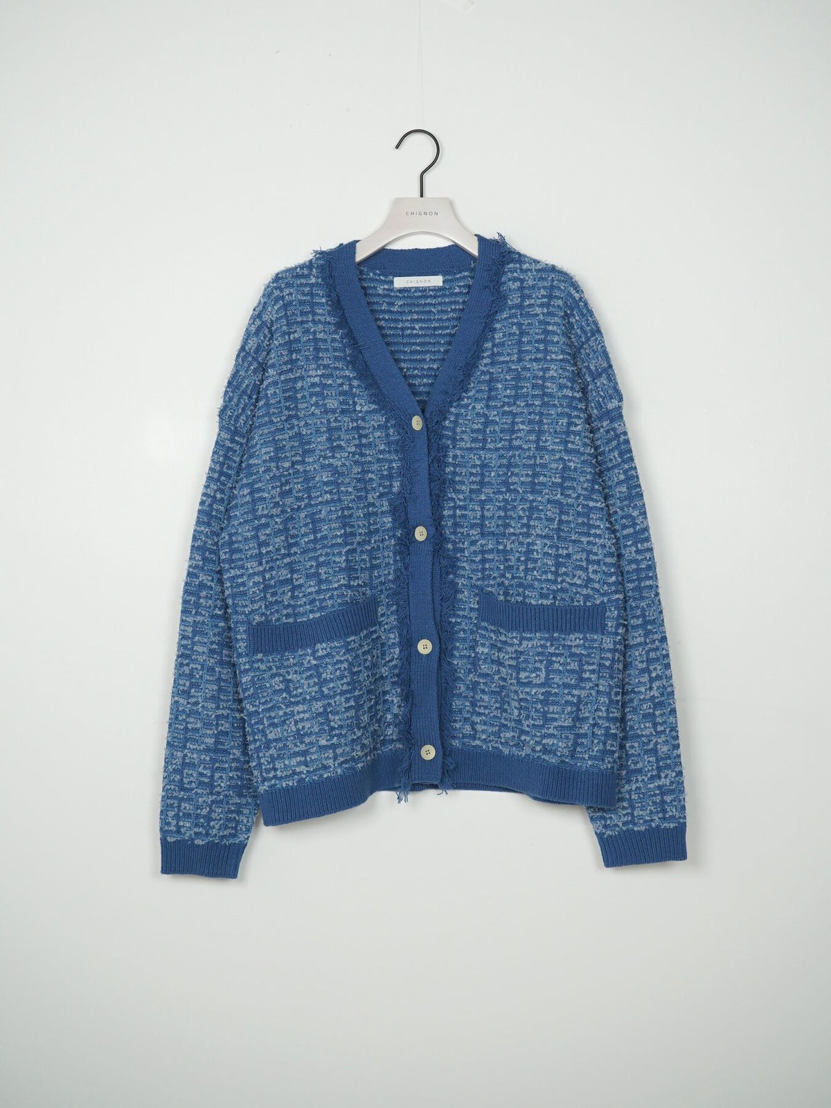 【予約販売】CHIGNON チェックツイードニットCD 9566-742JR