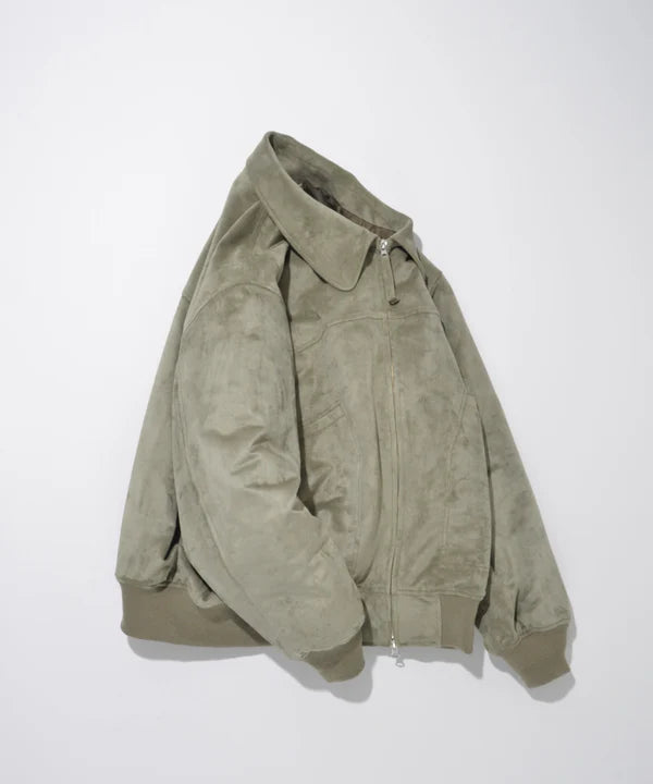 SUPERTHANKS Faux Suede Padded Blouson JK03