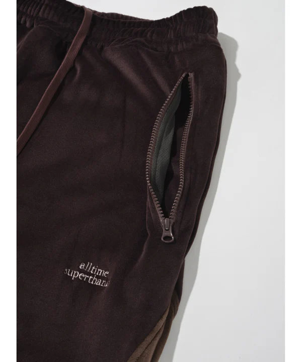 SUPERTHANKS Velour Panel Wide Pants CS02