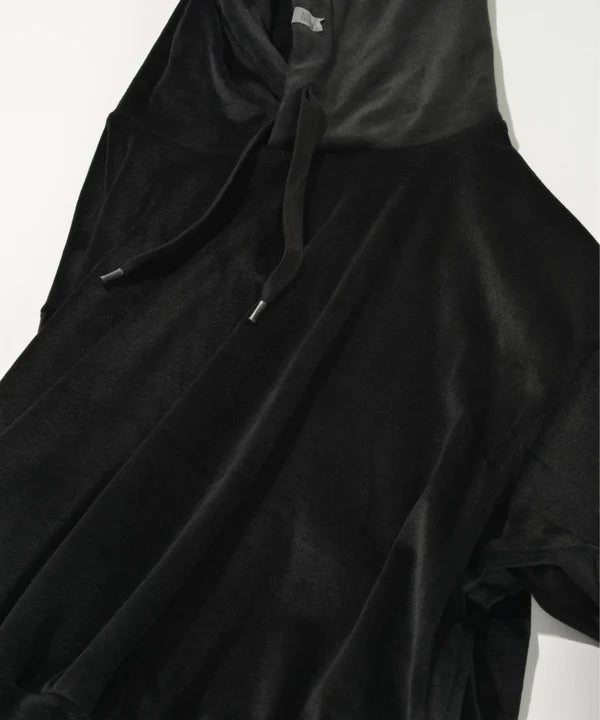 SUPERTHANKS Velour Short Hoodie CS03
