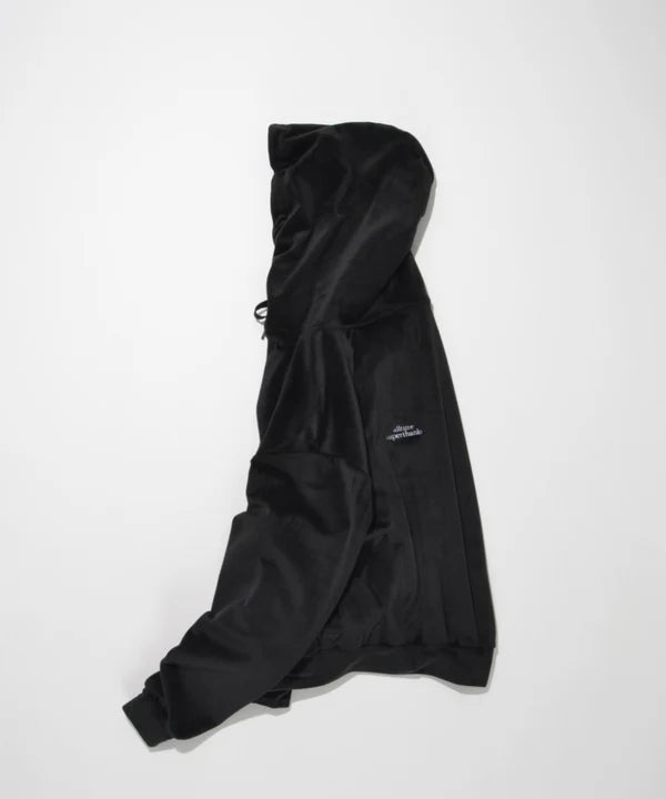 SUPERTHANKS Velour Short Hoodie CS03