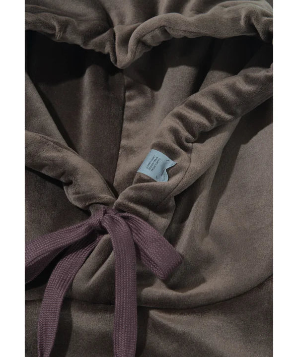 SUPERTHANKS Velour Short Hoodie CS03